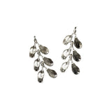 Three-Tiered Dyad Earrings in Silver