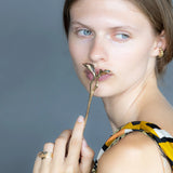 Slide Hair Stick in Yellow Bronze