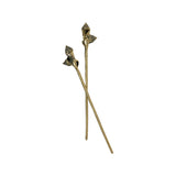 Spire Hair Stick in Yellow Bronze