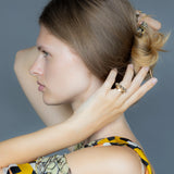 Spire Hair Stick in Yellow Bronze