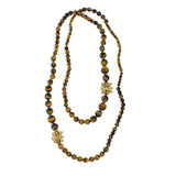 Tiger's Eye Necklace in Bronze