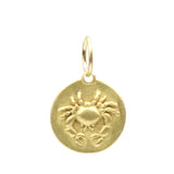 Cancer Pendant in 18k Yellow Gold