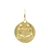 Gemini Pendant in 18k Yellow Gold
