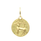 Sagittarius Pendant in 18k Yellow Gold