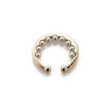 Baby Pearl Ear Cuff in 10k Yellow Gold