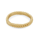 Double Rope Wedding Band in 14k Yellow Gold