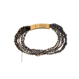 Multi Tress Mini in Iris + Chocolate with Push Clasp