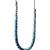 Shoal Necklace with Wood in Oxidized Silver