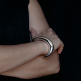 Egg Cuff in Silver