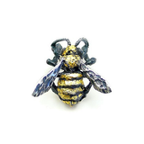 Honey Bee Lapel Pin with 23k gold leaf