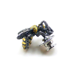 Honey Bee Lapel Pin with 23k gold leaf