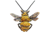 Honey Bee Pendant in Bronze