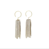 Foglie Earrings in Silver