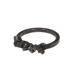 Super Fine Ring in Oxidized Silver