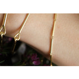 Bias Chain Bracelet in 18k Yellow Gold