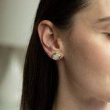 Keshi Pearl Earrings in 18k Yellow Gold