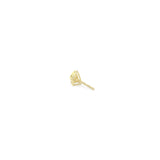 Medium Rough Diamond Earring - Single