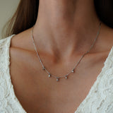 Lantern Necklace in Platinum