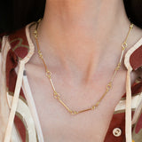 Romea Chain Necklace in 18k Yellow Gold