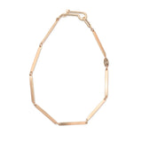 Flat Link Chain Bracelet in 18k Rose Gold