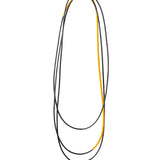 Ellory Necklace in Grey & Yellow