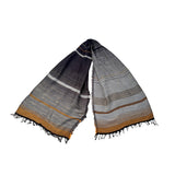 Medium Wool Roots Shawl - W/BK1M