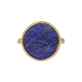 Rough Lapis Ring in 18k & 22k Yellow Gold