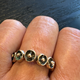 Mosaic Garland Ring in 10K Yellow Gold