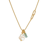 Baroque Pearl Charm Pendant in 18k Gold