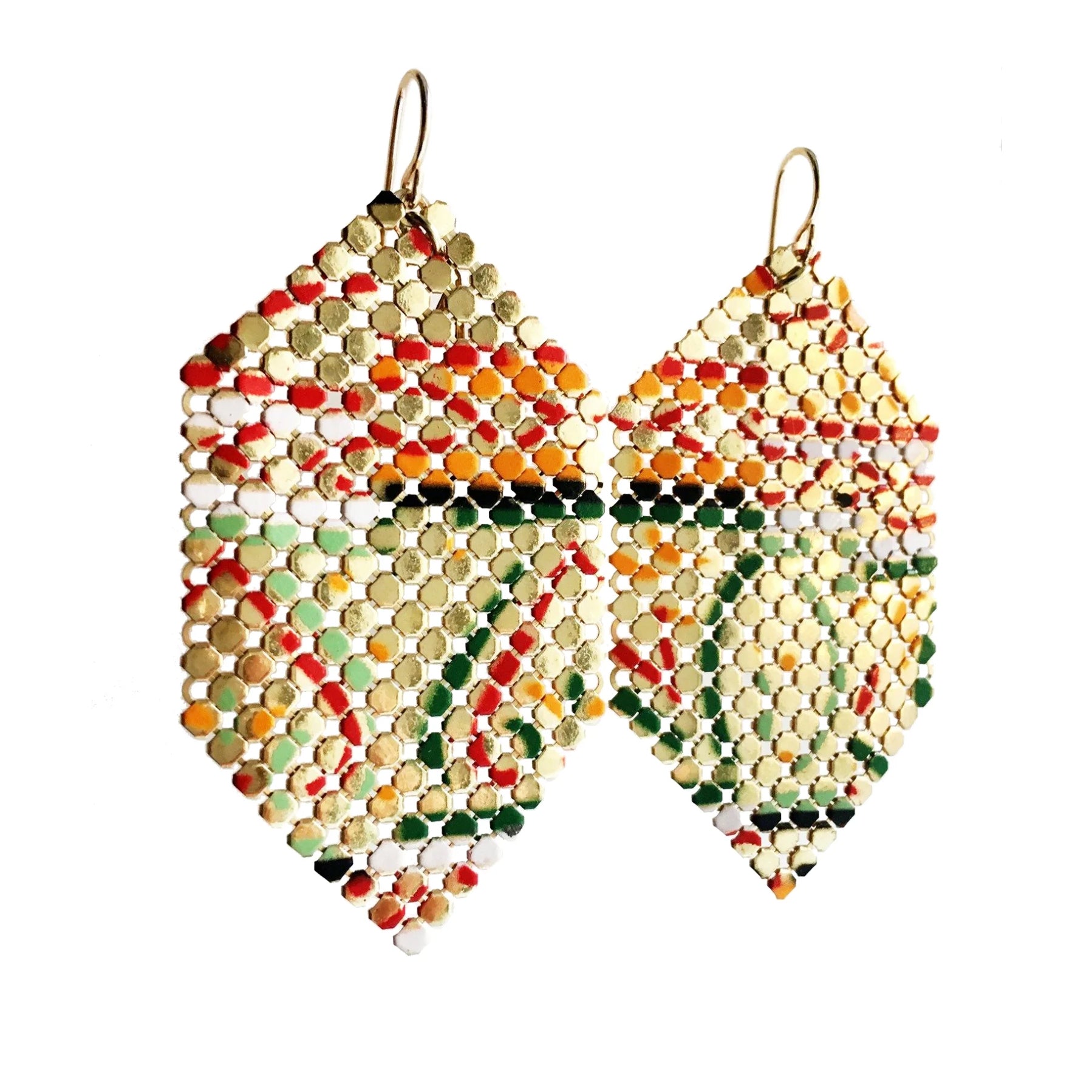 Graffiti Large Banner Earrings