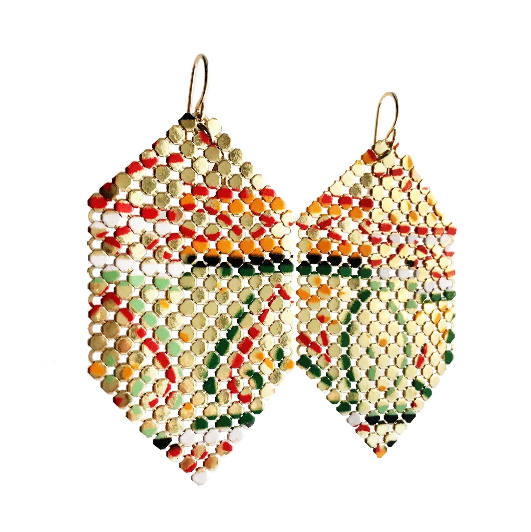 Graffiti Large Banner Earrings