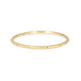 Modeled Bangle with (9) Cognac Diamonds