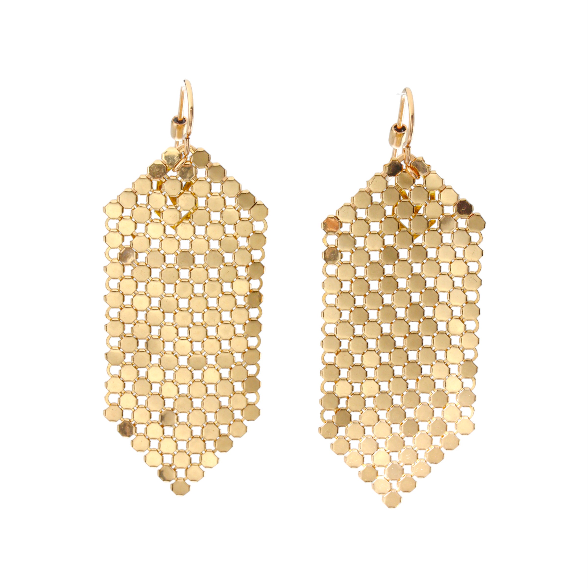 Classic Gold Medium Banner Earrings