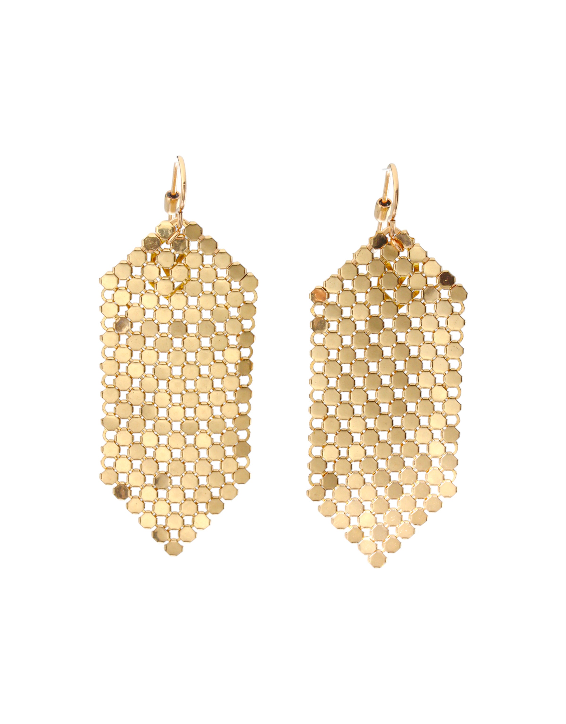 Classic Gold Medium Banner Earrings