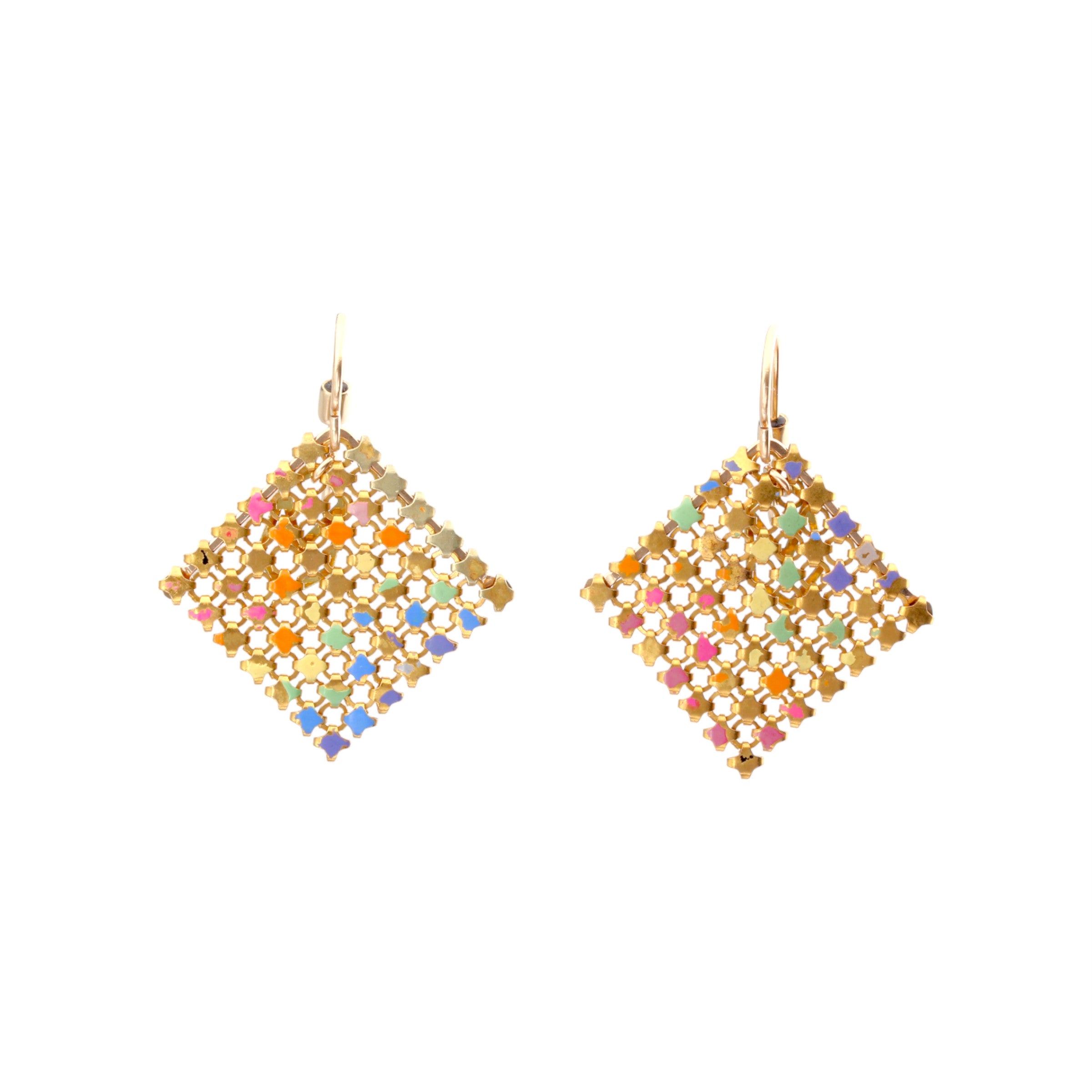 Faded Rainbow Earrings
