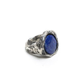 Deep Sea Wisdom Circle Ring in Oxidized Silver