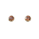 Eva Post Earrings in 14k Gold with Andalusite
