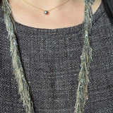 Labradorite Fringe Necklace - 28"
