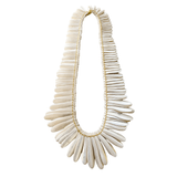 Graduated Foglie Necklace in Silver
