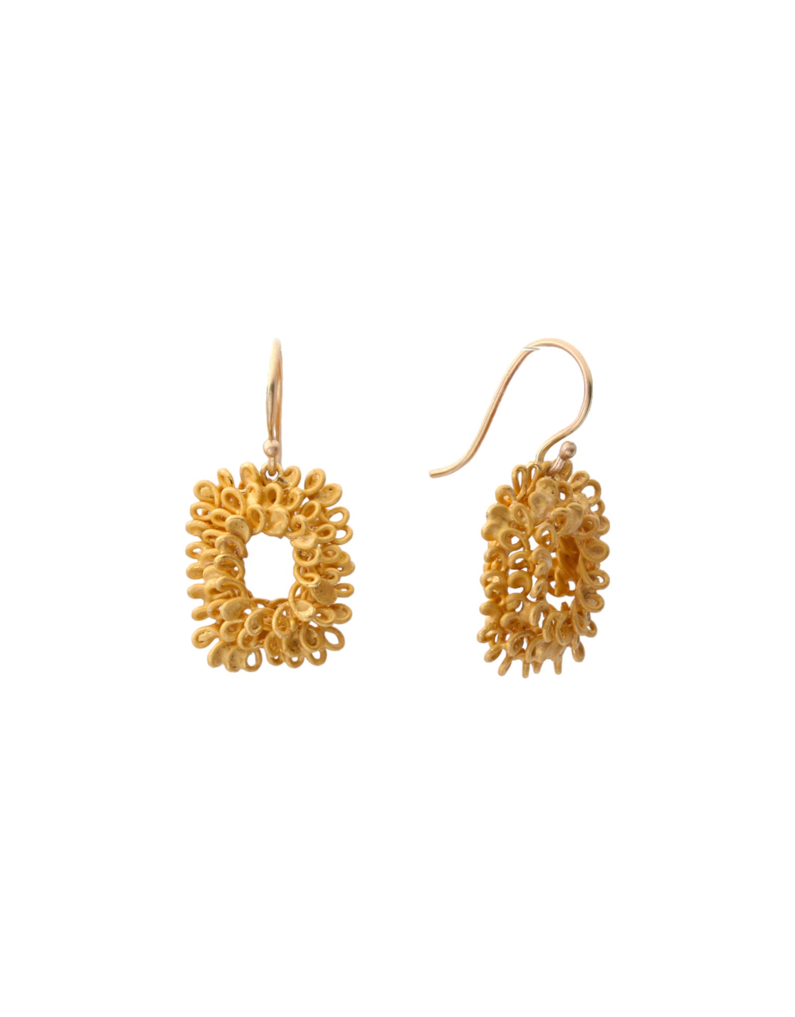 Coil Earrings - Medium Oval