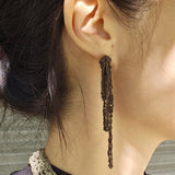 Extra Drip Earrings in Burnt Gold