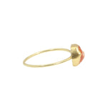 Spessartine Garnet Crystal Ring in 18k Gold