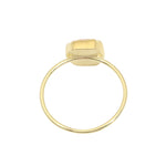 Spessartine Garnet Crystal Ring in 18k Gold