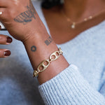 Marina Link Bracelet in 10k Yellow Gold