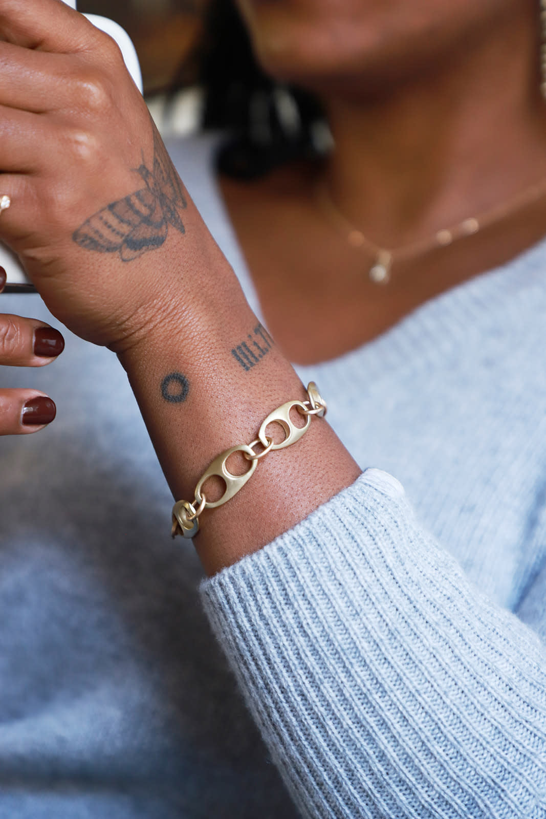 Marina Link Bracelet in 10k Yellow Gold