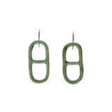Glass Mariner Link Earrings