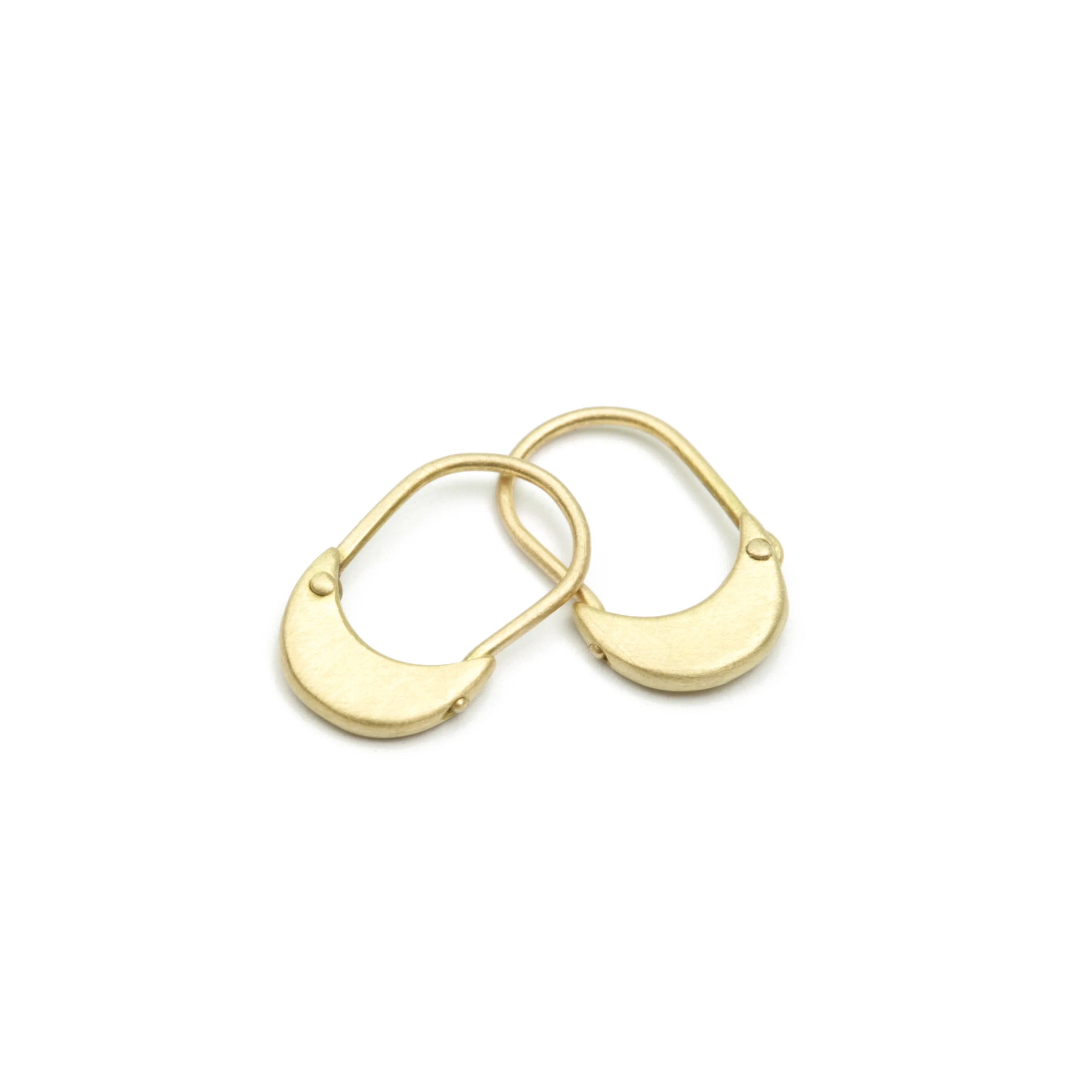 Zoe Hoops in 18k Yellow Gold