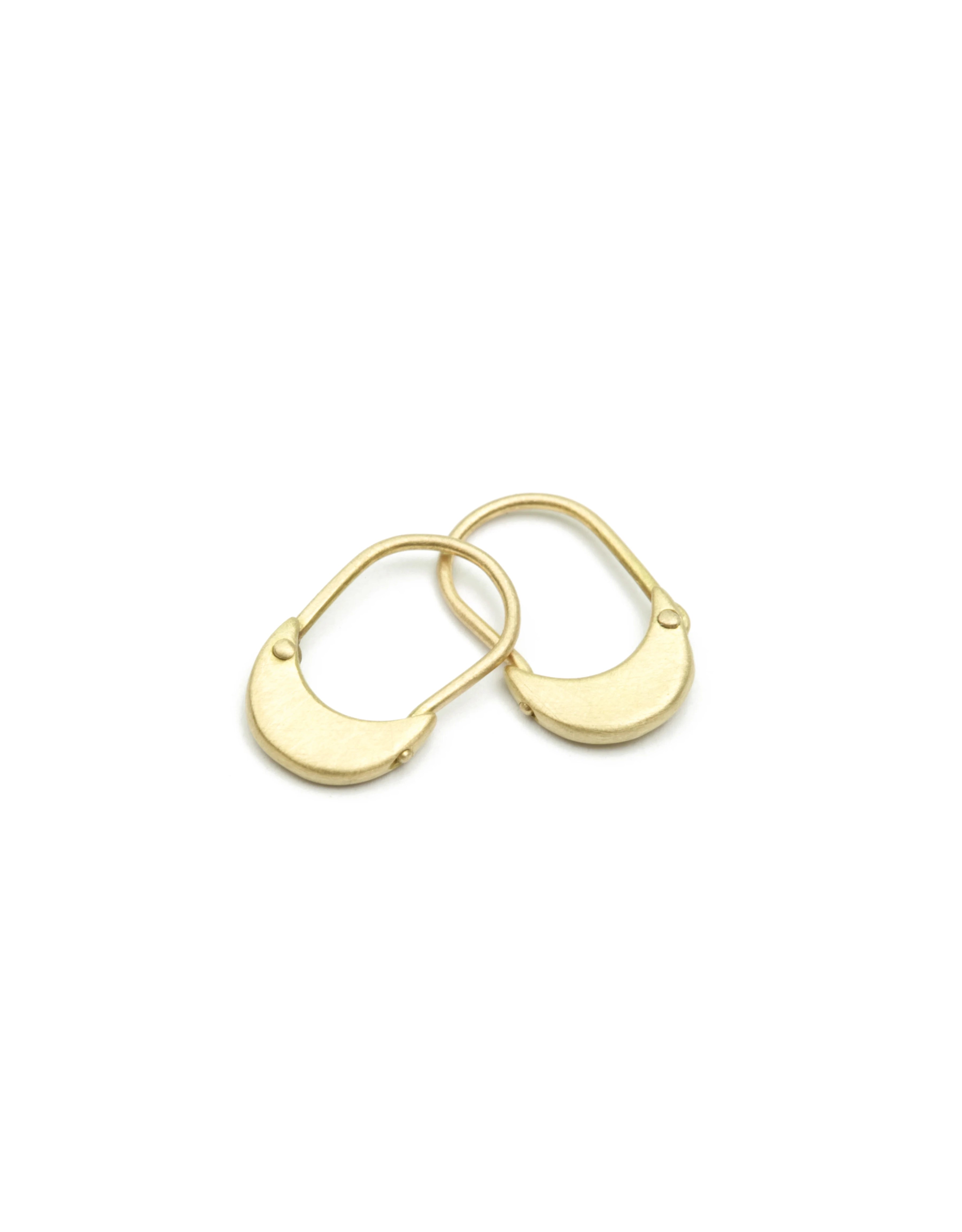 Zoe Hoops in 18k Yellow Gold
