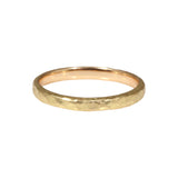 2.75 mm Hammered Band in 18k Yellow Gold