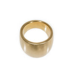Plain Cuba Round Ring in Yellow Bronze